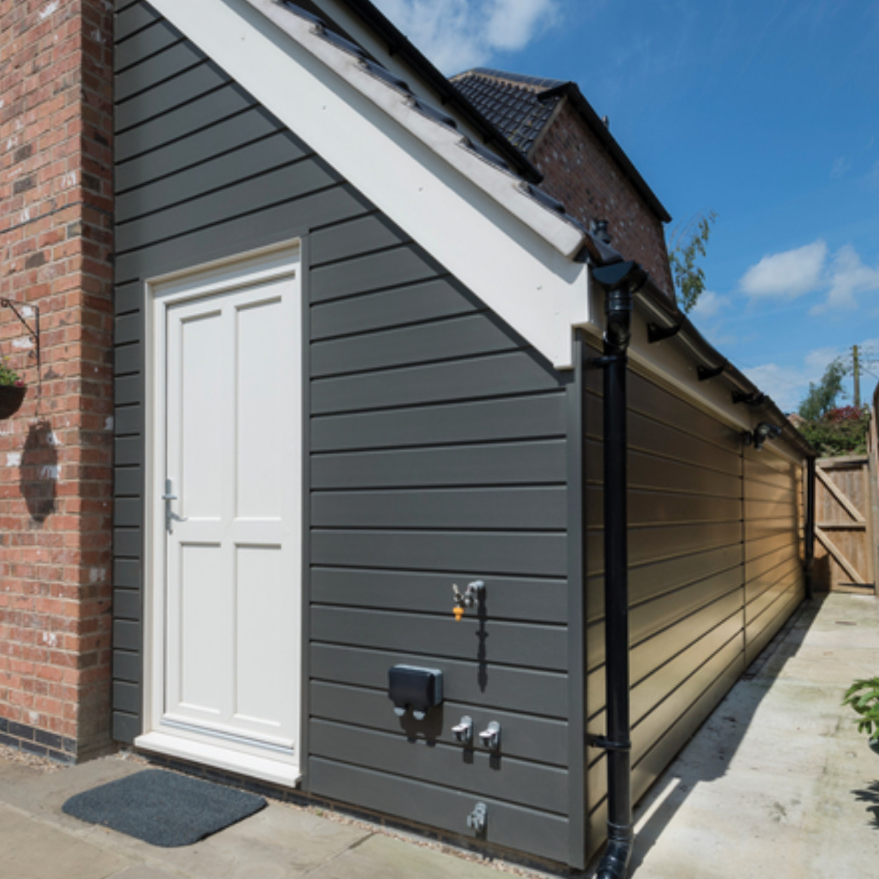 Escade Enkel Rabat Leigrijs RAL7015 320cm - 6 stuks - 3.26m2